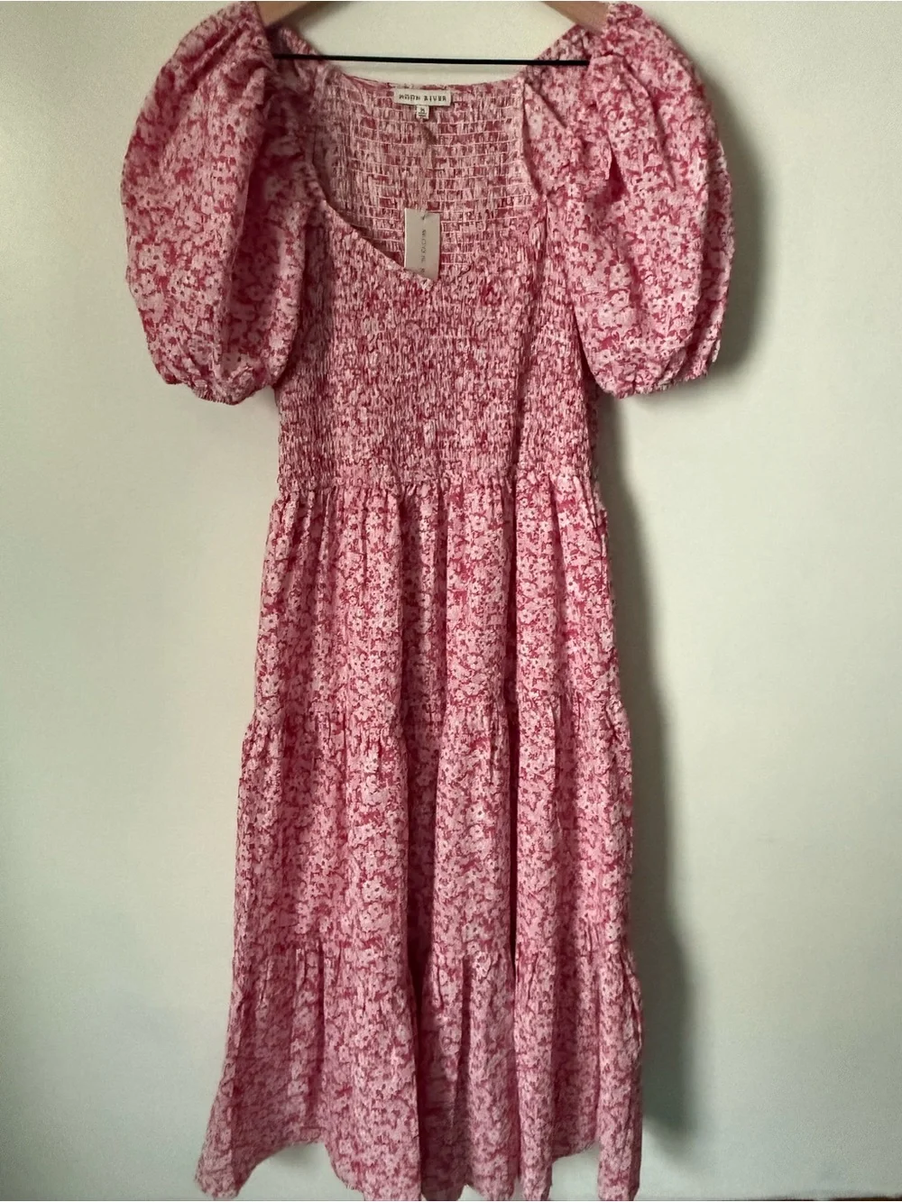 Moon River Maxi Smocked Prairie Dress - Picture 3 of 8